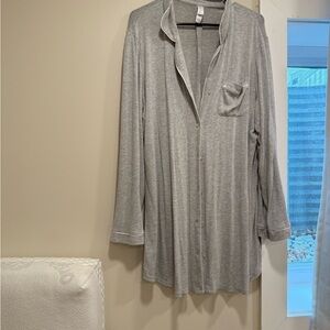 Casual Gray pajamas shirt